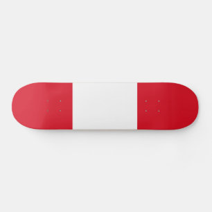 Peru-Flagge Skateboard