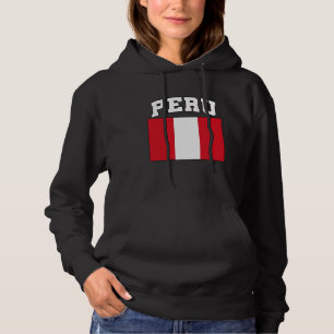 Peru-Flagge Stolze peruanische Diaspora peruanisch Hoodie