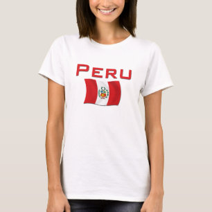 Peru-Flagge T-Shirt