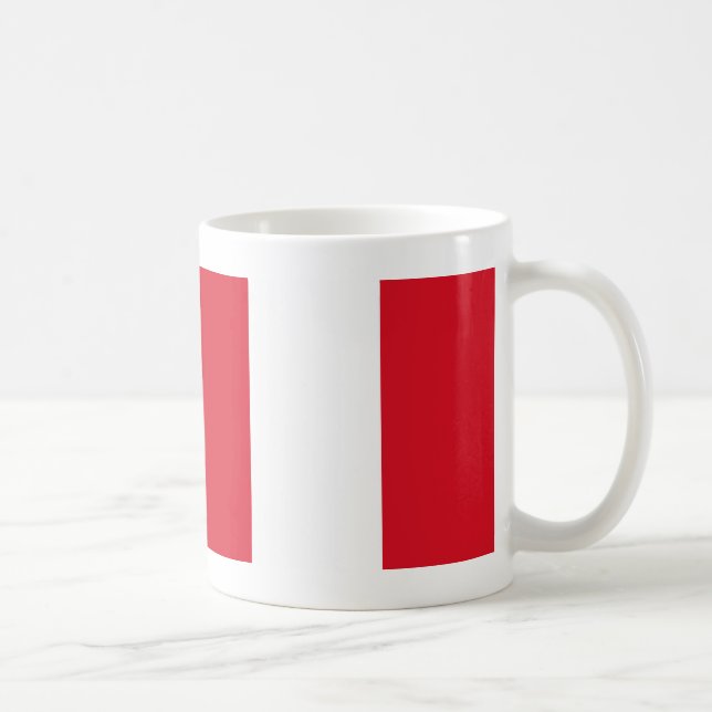 Peru-Flagge Tasse (Rechts)