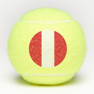 Peru-Flagge Tennisbälle