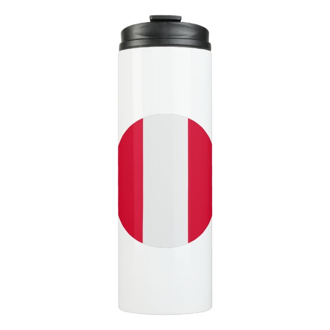 Peru-Flagge Thermosbecher (Vorderseite)