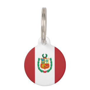 Peru-Flagge Tiermarke