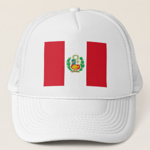 Peru-Flagge Truckerkappe