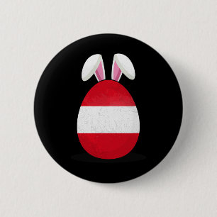 Peru-Flaggen-Ei-Hasenohren Peruanischer Ostersonnt Button