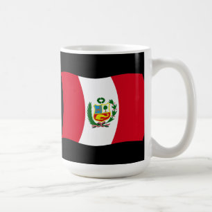 Peru-Flaggen-Tasse Kaffeetasse