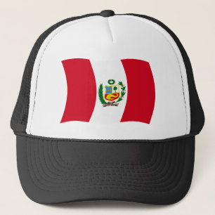 Peru-Flaggenmütze Truckerkappe