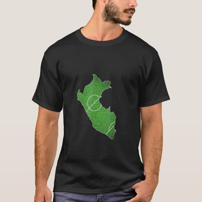 Peru Fußballplatz T-Shirt (Vorderseite)