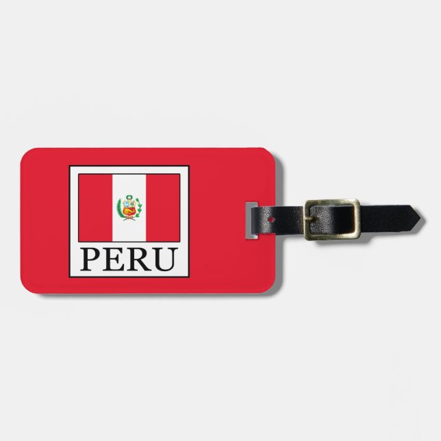 Peru Gepäckanhänger (Vorderseite horizontal)