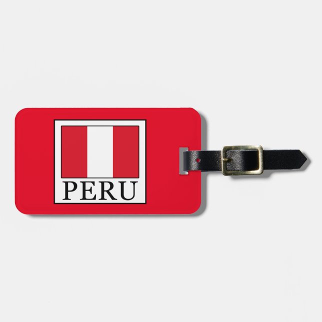 Peru Gepäckanhänger (Vorderseite horizontal)