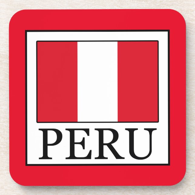 Peru Getränkeuntersetzer (Vorderseite)