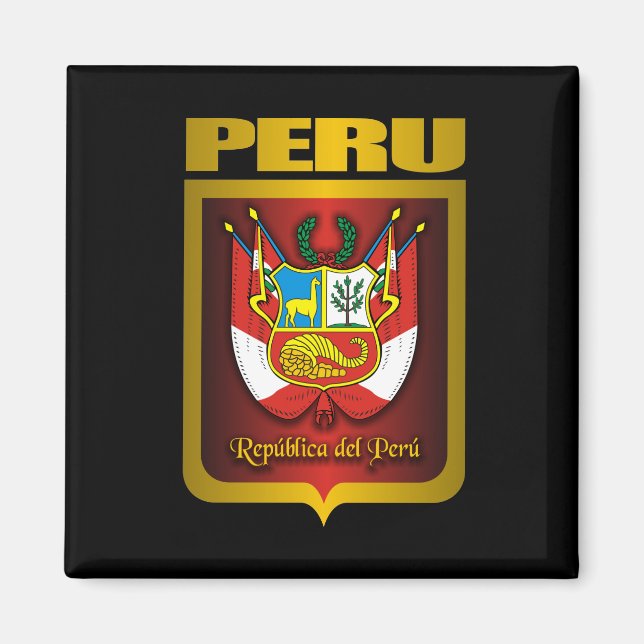 "Peru Gold" Magnet (Vorne)
