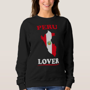 Peru in Peru Umriss - Peru Lover Sweatshirt