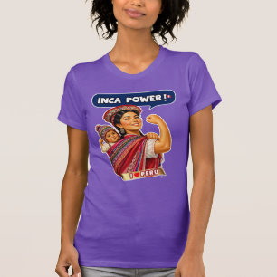 Peru Inca Power Frau Rosie Shirt - Inka1821 Label