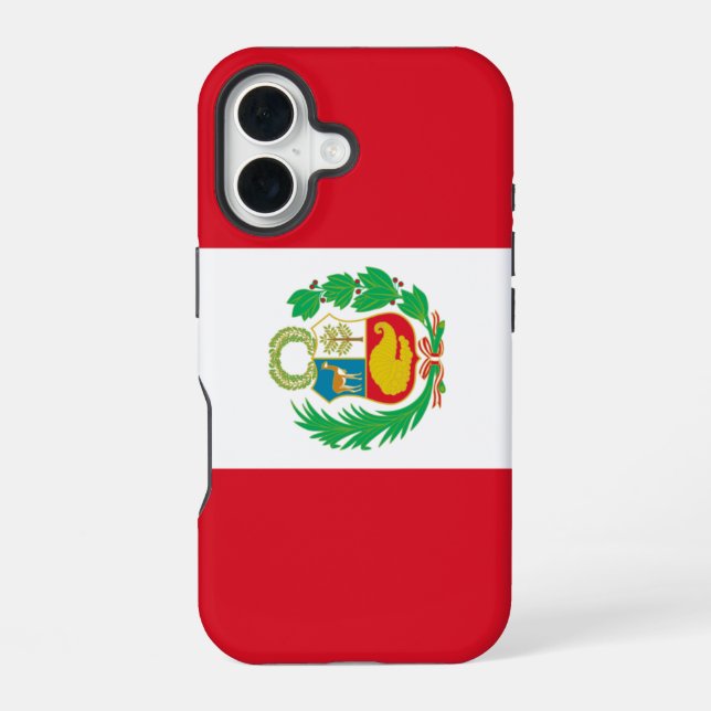 Peru iPhone 16 Hülle (Rückseite)