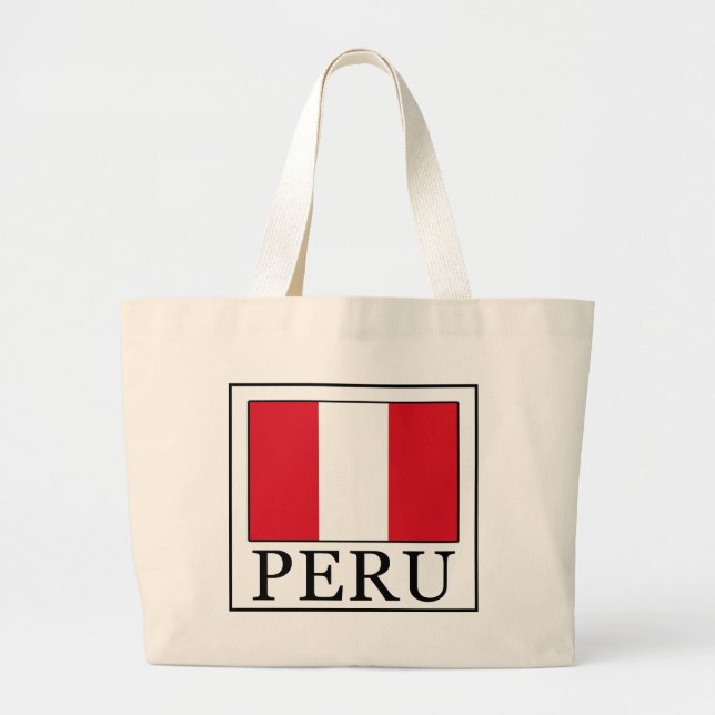 Peru Jumbo Stoffbeutel (Vorne)