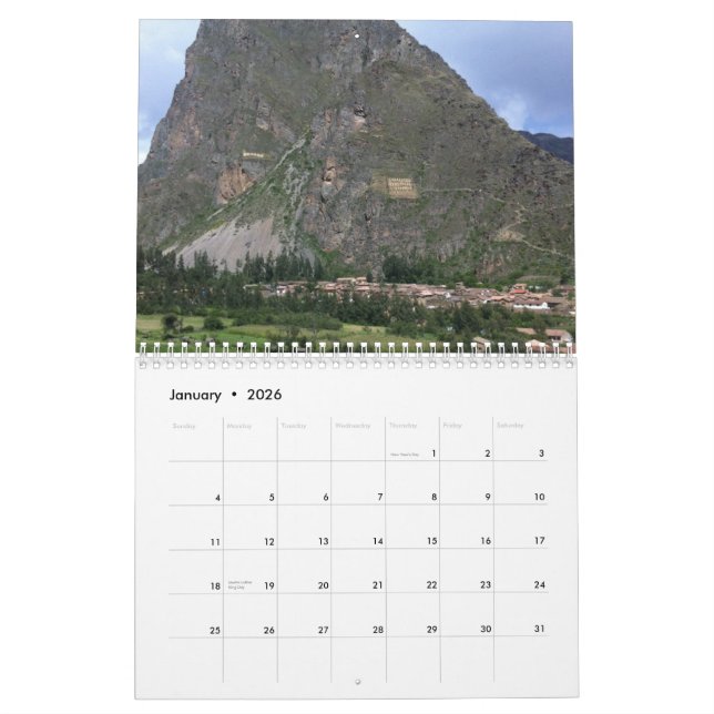 Peru-Kalender Kalender (Jan 2026)