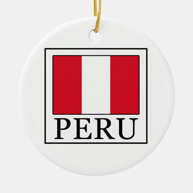 Peru Keramik Ornament (Vorne)