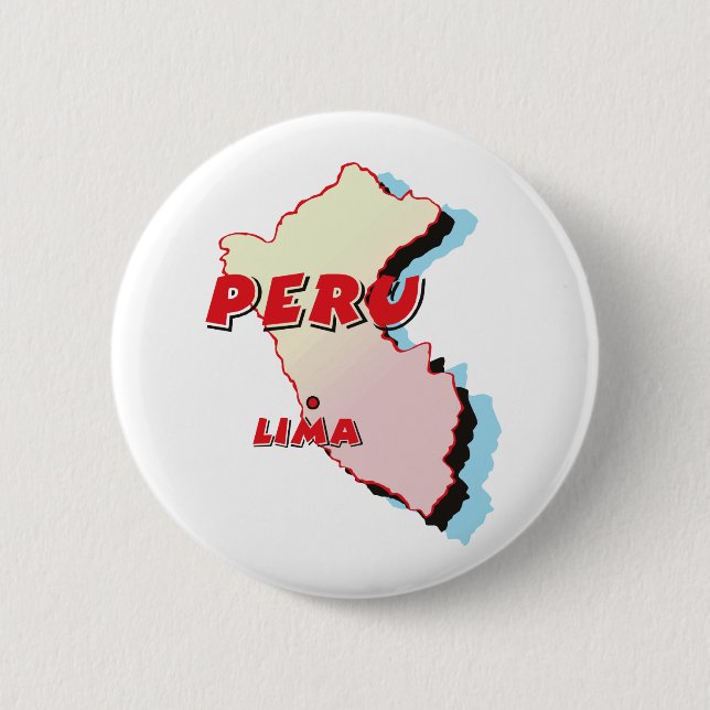 Peru-Knopf Button (Vorderseite)