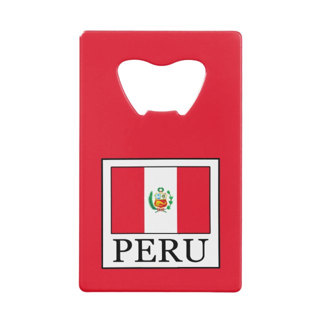 Peru Kreditkartenflaschenöffner (Vorderseite)