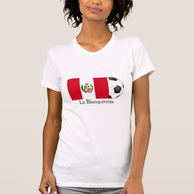 Peru "La Blanquirroja" T-Shirt (Vorderseite)