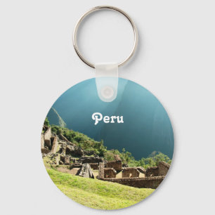 Peru-Landschaft Schlüsselanhänger