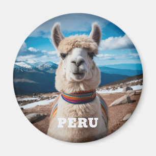 Peru Llama Magnet