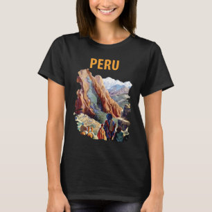 Peru Machu Picchu Anden Szenische Reise T-Shirt