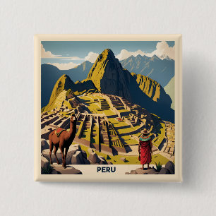 Peru Machu Picchu Button