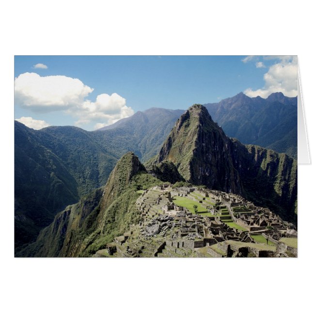 Peru, Machu Picchu, die alte verlorene Stadt 2 (Vorderseite (Horizontal))