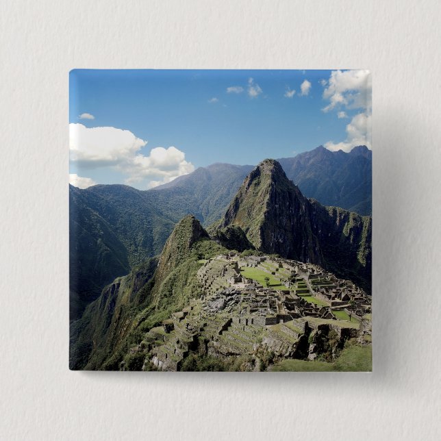 Peru, Machu Picchu, die alte verlorene Stadt 2 Button (Vorderseite)