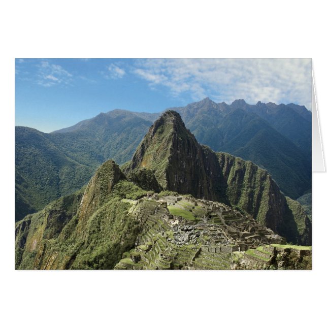 Peru, Machu Picchu, die alte verlorene Stadt von 3 (Vorderseite (Horizontal))