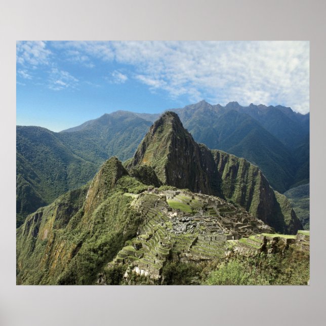 Peru, Machu Picchu, die alte verlorene Stadt von 3 Poster (Vorne)