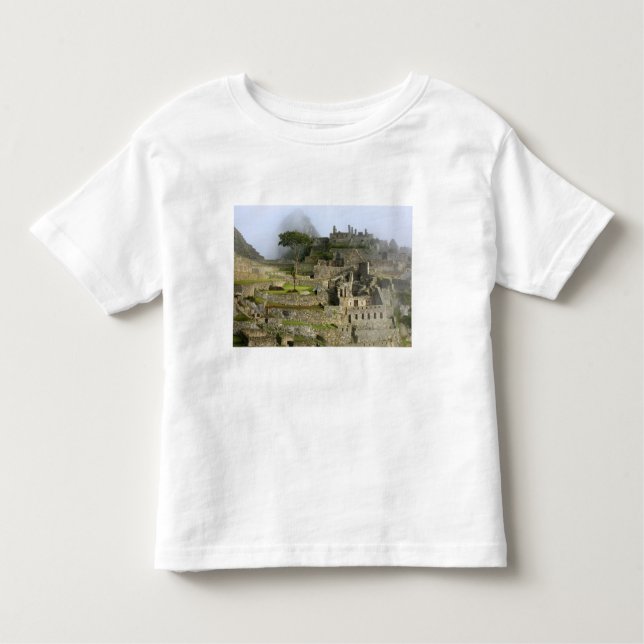 Peru, Machu Picchu. Die alte Zitadelle Kleinkind T-shirt (Vorderseite)
