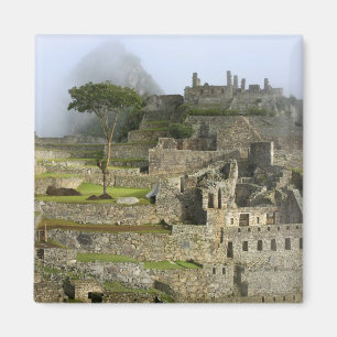 Peru, Machu Picchu. Die alte Zitadelle Magnet