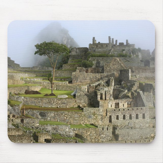 Peru, Machu Picchu. Die alte Zitadelle Mousepad (Vorne)