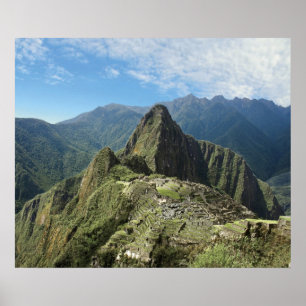 Peru, Machu Picchu, die antike verlorene Stadt der Poster