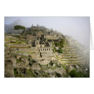 Peru, Machu Picchu. Die antike Zitadelle von Machu