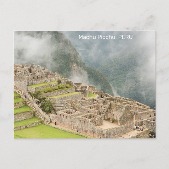 Peru Machu Picchu Postkarte (Vorderseite)