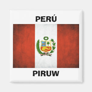 Peru-Nationalflagge Magnet