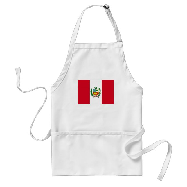 Peru-Nationalflagge Schürze (Vorne)