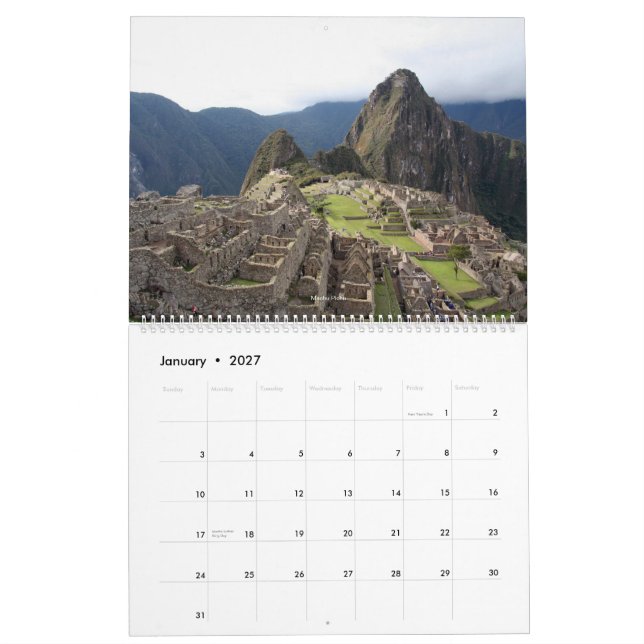 Peru-Natur-Kalender Kalender (Jan 2027)