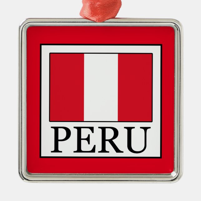 Peru Ornament Aus Metall (Vorne)
