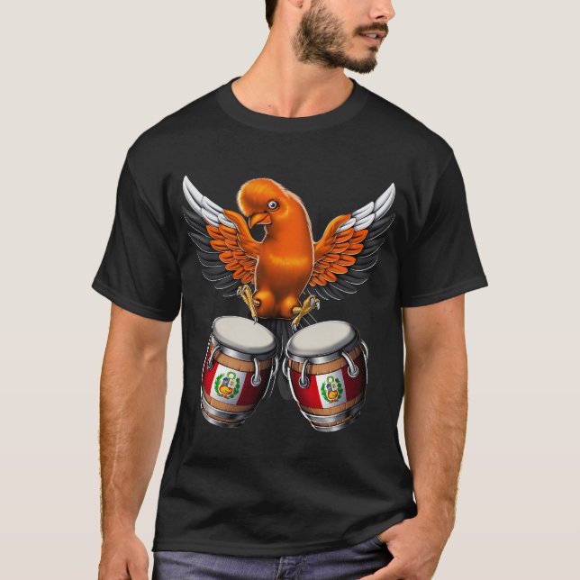 Peru-Papagei T-Shirt (Vorderseite)