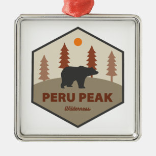 Peru Peak Wilderness Vermont Bär Ornament Aus Metall