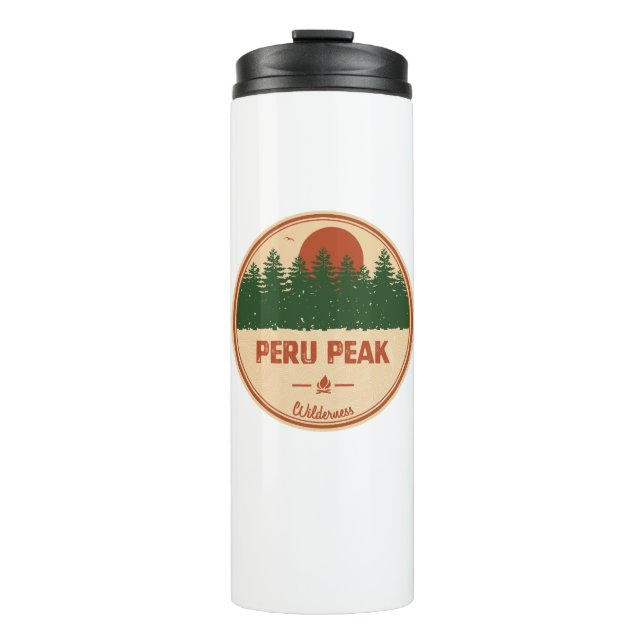 Peru Peak Wilderness Vermont Thermosbecher (Vorderseite)