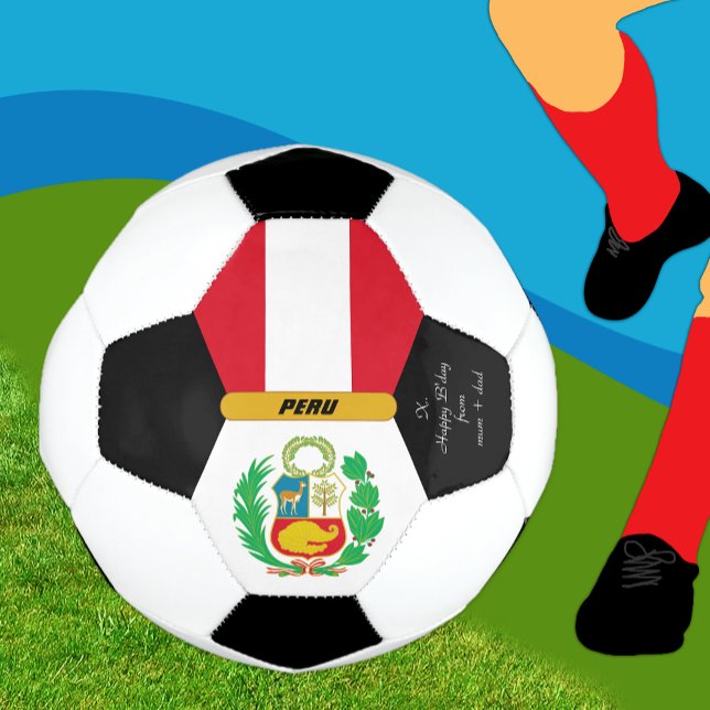 Peru Personalisiert, Flag, Foto-Fußball Fußball (Von Creator hochgeladen)