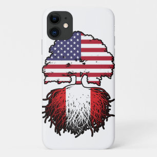 Peru Peru American USA Tree Roots Flag Case-Mate iPhone Hülle