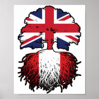 Peru-Peru-Britische Tree-Roots-Flagge