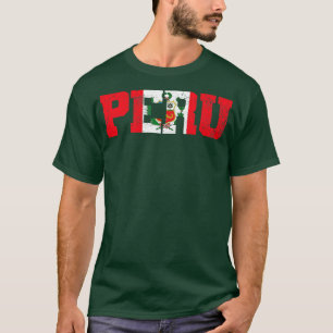 Peru Peru-Flagge T-Shirt